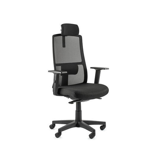 Mesh High Back Office Chair with Headrest | Amara